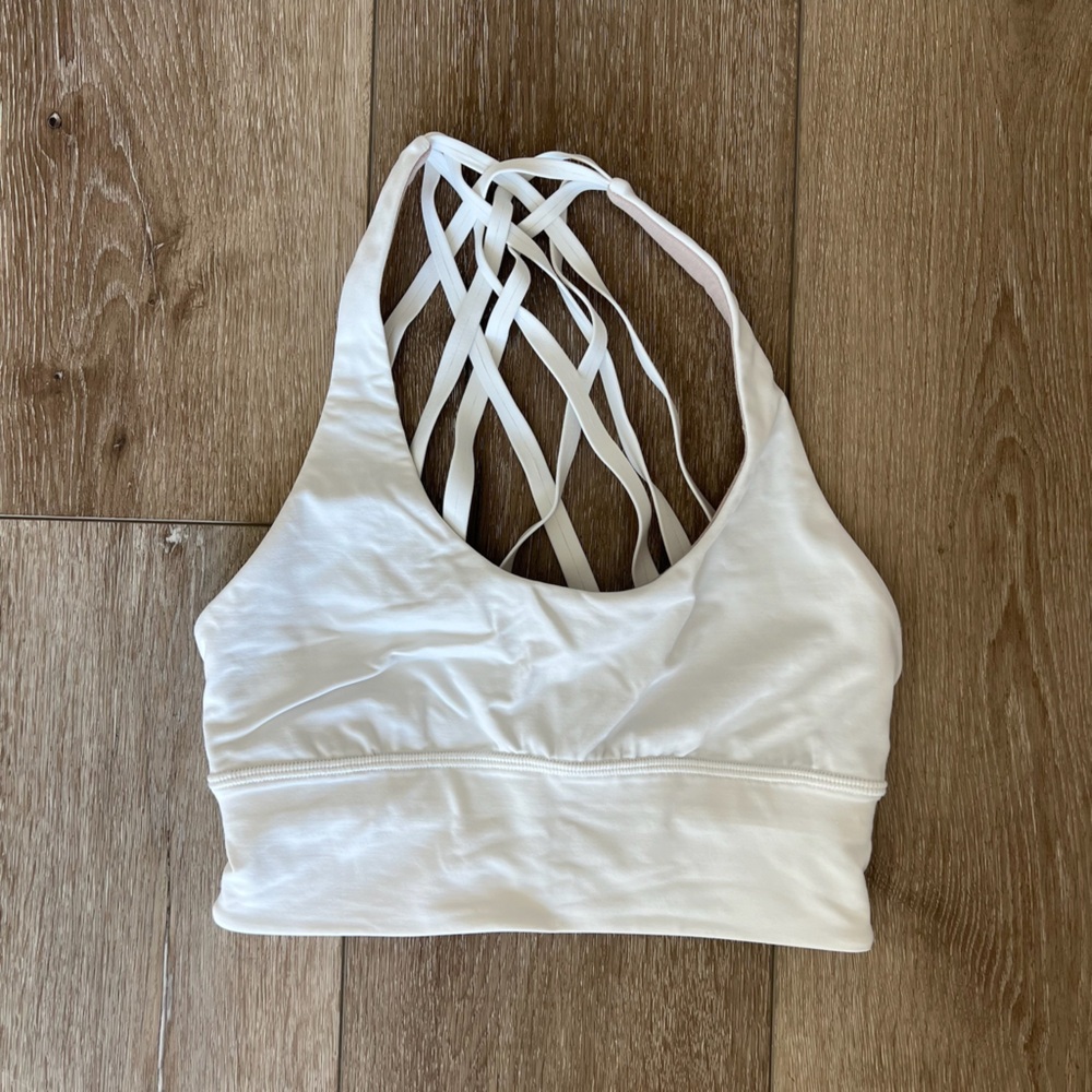 Lululemon White Sports Bra sz. OS